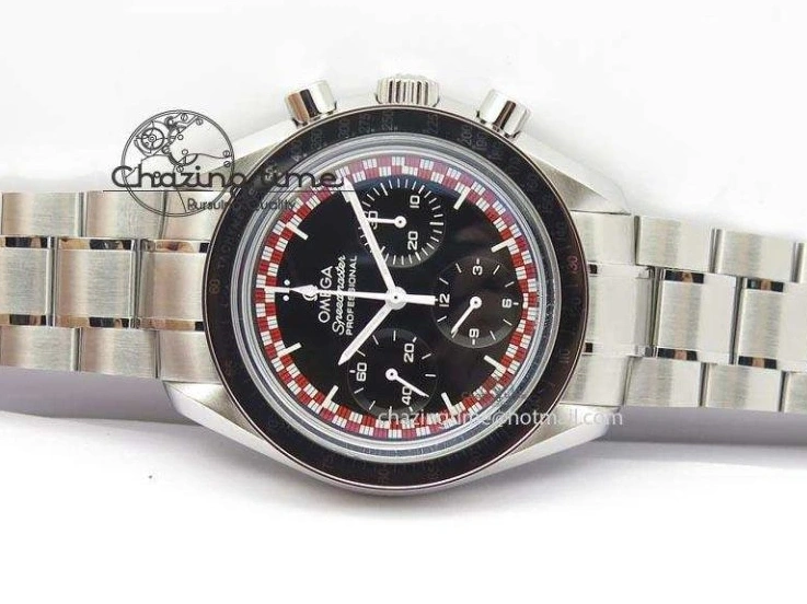 1222 Speedmaster SS 2013 Pro Racing On SS Bracelet Manual Winding Chrono Movement UrbanStyle 8230